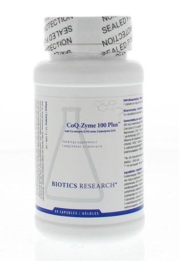 Biotics CoQ zyme 100 plus 100 mg (60 Capsules)