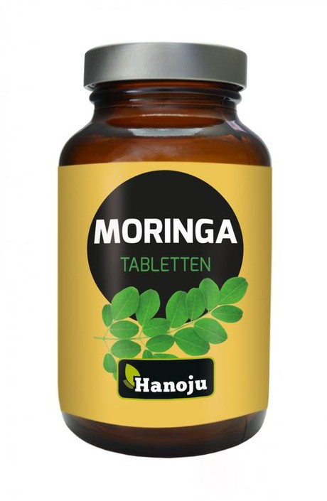 Hanoju Moringa oleifera heelblad 500mg (180 Tabletten)