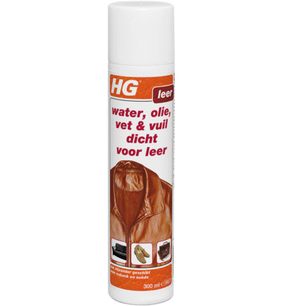 Hg Water Olie Vuil Lederspray 300ml