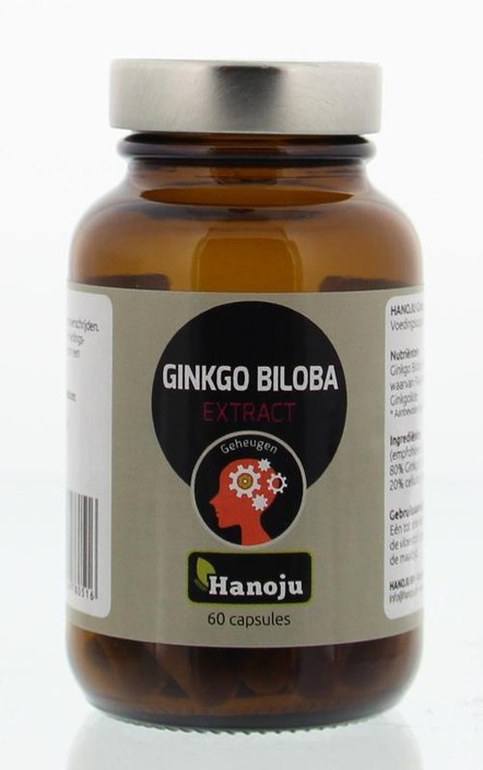 Hanoju Ginkgo Biloba extract (60 Capsules)