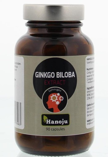 Hanoju Ginkgo biloba extract (90 Capsules)