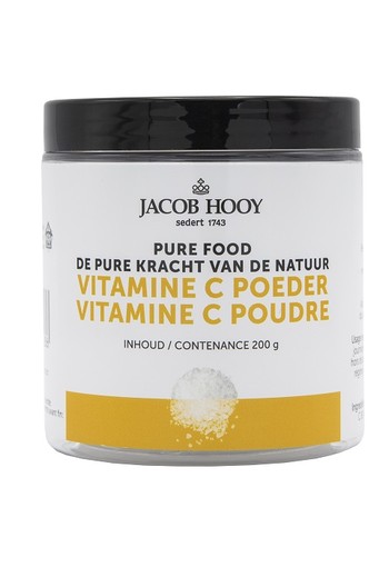 Jacob Hooy Pure food vitamine C poeder (200 Gram)