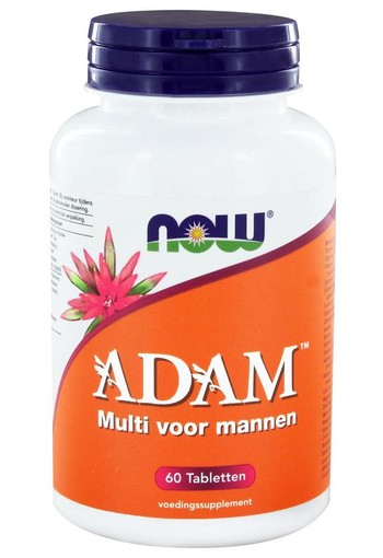 NOW Adam multivitamine voor mannen (60 Tabletten)