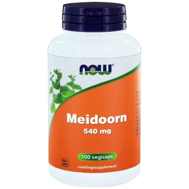 NOW Meidoorn 540mg (100 Vegetarische capsules)
