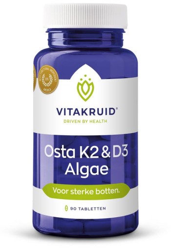 Vitakruid Osta K2 & D3 algae (90 Tabletten)