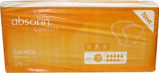 Absorin Comfort sanette night/heavy (21 Stuks)