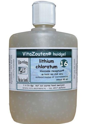 Vitazouten Lithium chloratum huidgel nr. 16 (90 Milliliter)