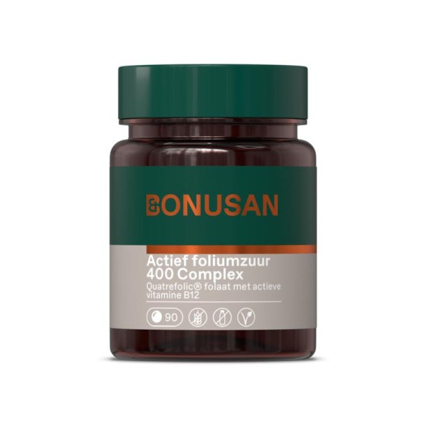 Bonusan Actief foliumzuur 400 complex (90 Tabletten)