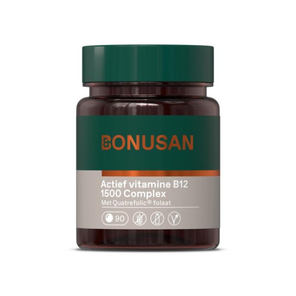 Bonusan Vitamine B12 1500 complex actief (90 Tabletten)