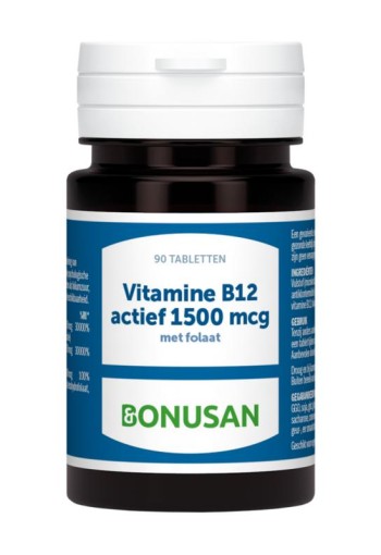Bonusan Vitamine B12 1500 mcg actief (90 Tabletten)