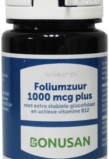 Bonusan Foliumzuur 1000 mcg plus (90 Tabletten)