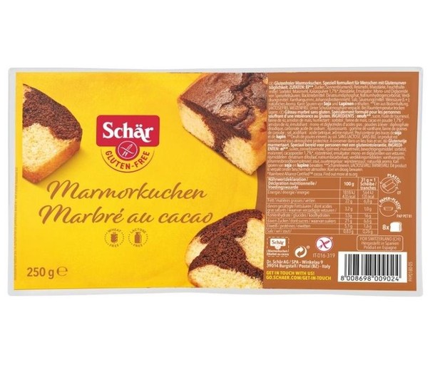 Dr Schar Marmorkuchen marmercake (250 Gram)
