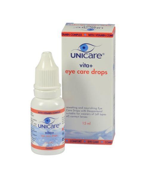 Unicare Vita+ eye care oogdruppels (15 Milliliter)