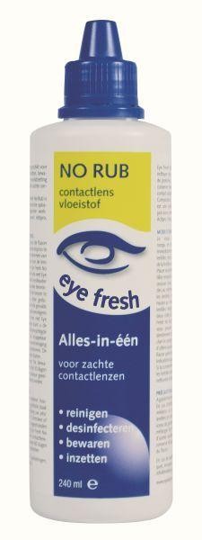 Eyefresh No rub alles-in-1 vloeistof zachte lenzen (240 Milliliter)