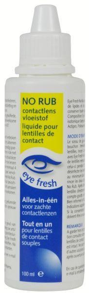 Eyefresh No rub alles-in-1 vloeistof zachte lenzen (100 Milliliter)