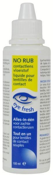 Eyefresh No rub alles-in-1 vloeistof zachte lenzen (100 Milliliter)