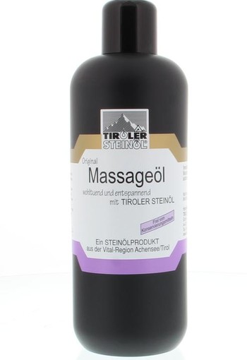 Tiroler Steinoel Massage olie consument (500 Milliliter)
