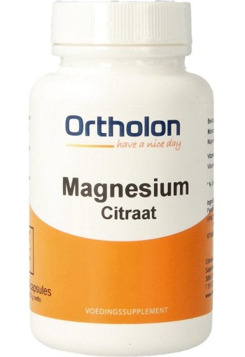 Ortholon Magnesium citraat (60 Vegetarische capsules)
