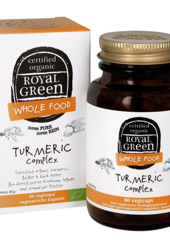Royal Green Turmeric complex bio (60 Vegetarische capsules)