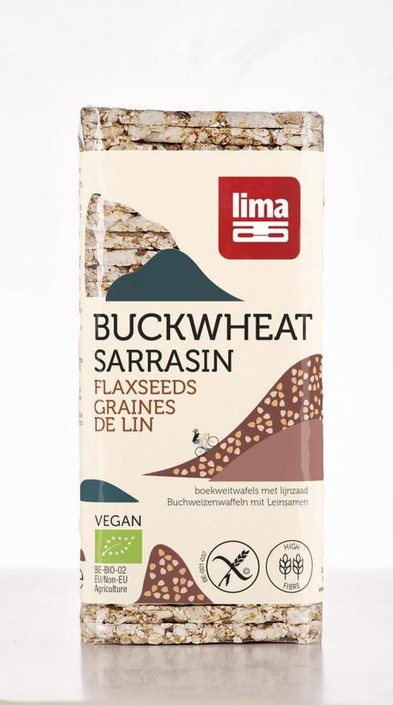 Lima Boekweitwafels lijnzaad bio (130 Gram)