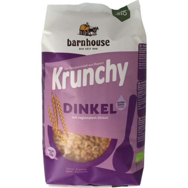 Barnhouse Krunchy pur spelt zonder suiker bio (750 Gram)