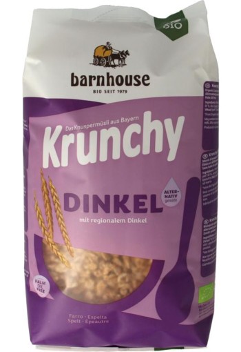 Barnhouse Krunchy pur spelt zonder suiker bio (750 Gram)