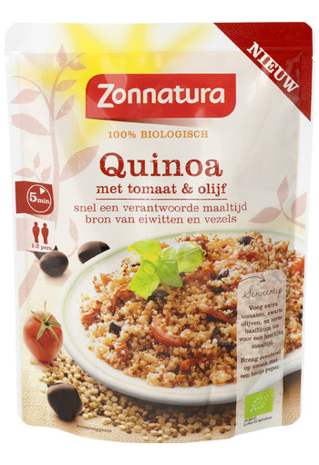 Zonnatura Quinoa olijf & tomaat bio (250 Gram)