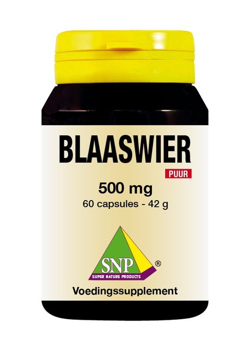 SNP Blaaswier 500 mg puur en 250 mcg jodium (60 Vegetarische capsules)