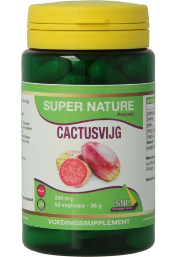 SNP Cactusvijg 500mg puur (60 Vegetarische capsules)