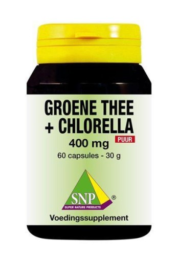 SNP Groene thee chlorella 400 mg puur (60 Capsules)
