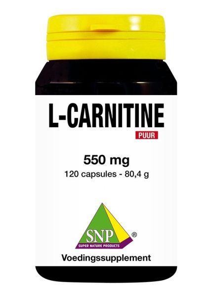 SNP L-Carnitine 550mg puur (120 Capsules)