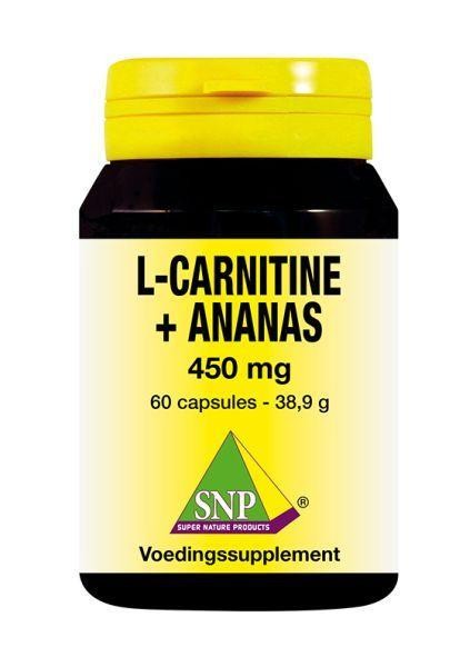 SNP L-Carnitine ananas 450mg (60 Capsules)