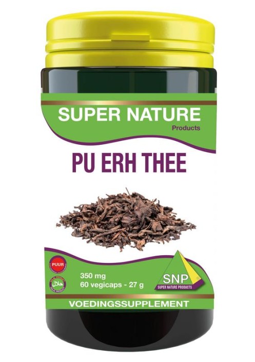 SNP Pu erh thee 350mg puur (60 Vegetarische capsules)