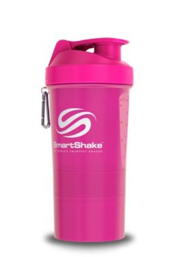 Smartshake Neon pink 600ml (1 Stuks)