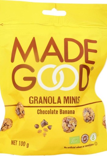 Madegood Granola minis chocolate banana bio (100 Gram)