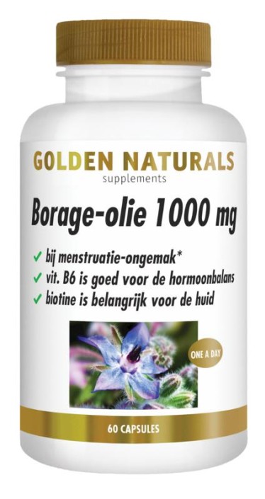 Golden Naturals Borage olie (60 Capsules)