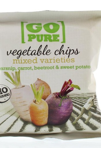 Go Pure Chips groente bio (40 Gram)