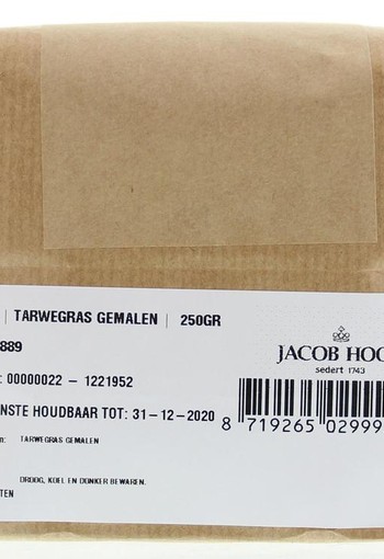Jacob Hooy Tarwegras gemalen (250 Gram)