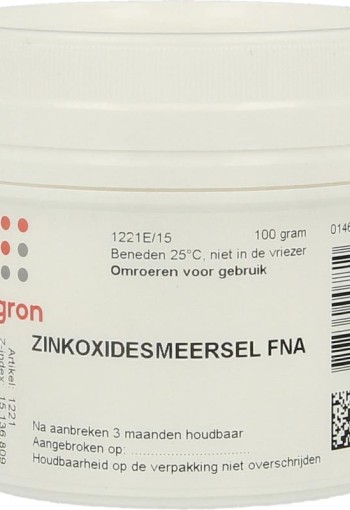 Fagron Zinkoxidesmeersel FNA (100 Gram)