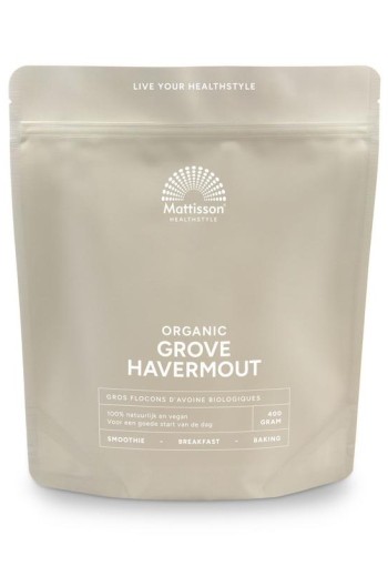Mattisson Havermout grof bio (400 Gram)