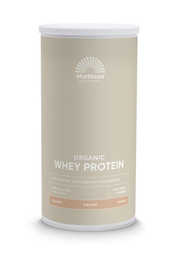 Mattisson Wei whey proteine cacao 75% bio (450 Gram)