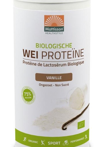 Mattisson Wei whey proteine vanille 80% bio (450 Gram)