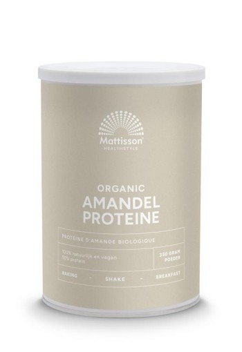 Mattisson Amandel proteine 50% vegan bio (350 Gram)