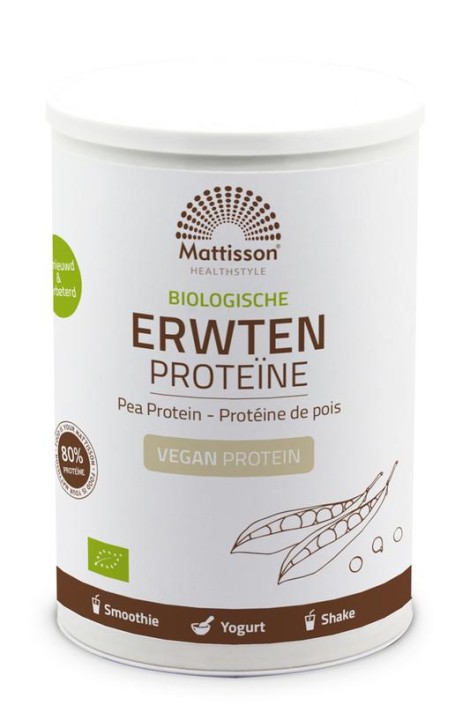 Mattisson Erwten proteine gefermenteerd bio (350 Gram)