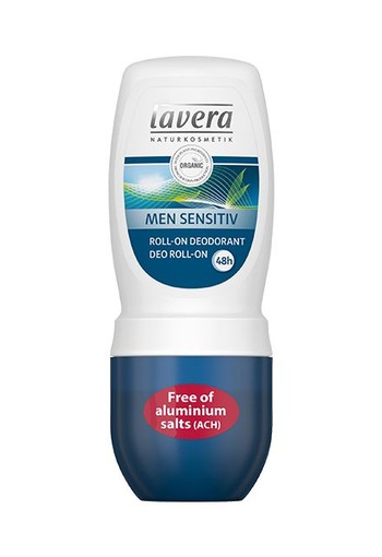 Lavera Men Sensitiv deodorant roll-on bio EN-FR-IT-DE (50 Milliliter)