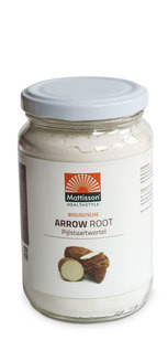 Mattisson Arrow root pijlstaartwortel poeder bio (190 Gram)