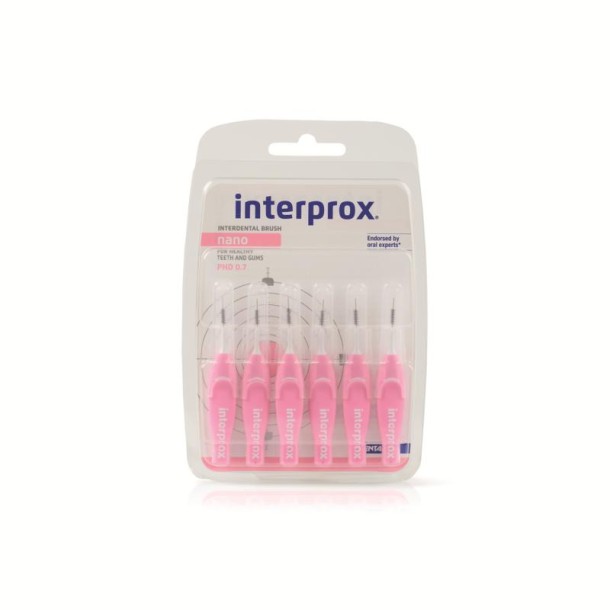 Interprox Nano roze (6 Stuks)