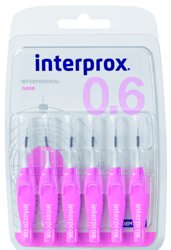 Interprox Premium nano 0.6 mm roze (6 Stuks)