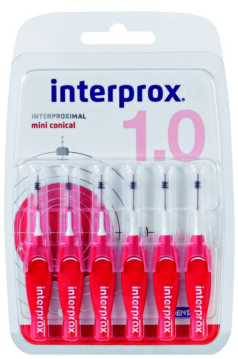 Interprox Premium mini conical rood (6 Stuks)