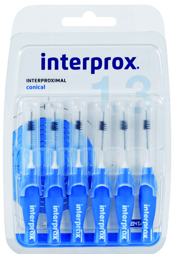 Interprox Premium conical blauw 3.5 - 6mm (6 Stuks)